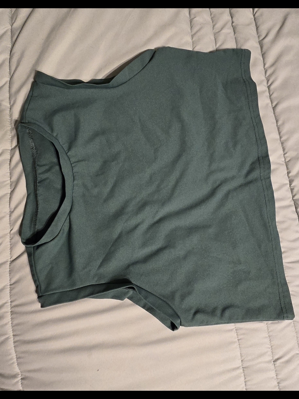 Green SHEIN Cropped Tank